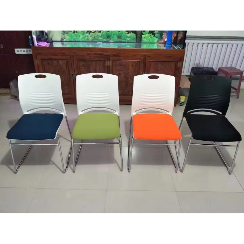 Ghế họp, ghế xếp chồng, chân dạng vòng, trọng lượng nhẹ, lưng bằng nhựa: Mã - Furu - $hienthicat